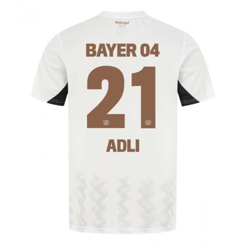 Dres Bayer Leverkusen Amine Adli #21 Gostujuci 2024-25 Kratak Rukav